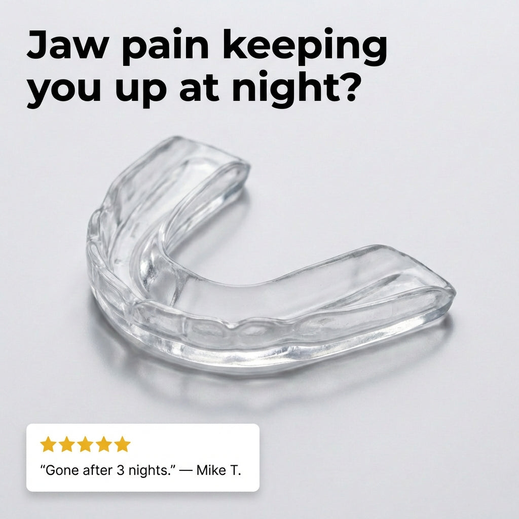 Wake Up Without Jaw Pain — Custom-Fit at Home in 3 Minutes